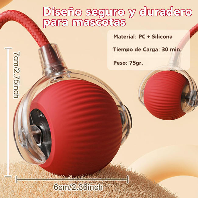 Pelota Interactiva PawRoll™