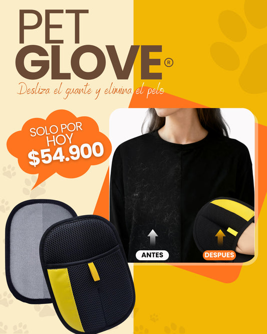GUANTE REMOVEDOR DE PELO PARA MASCOTAS